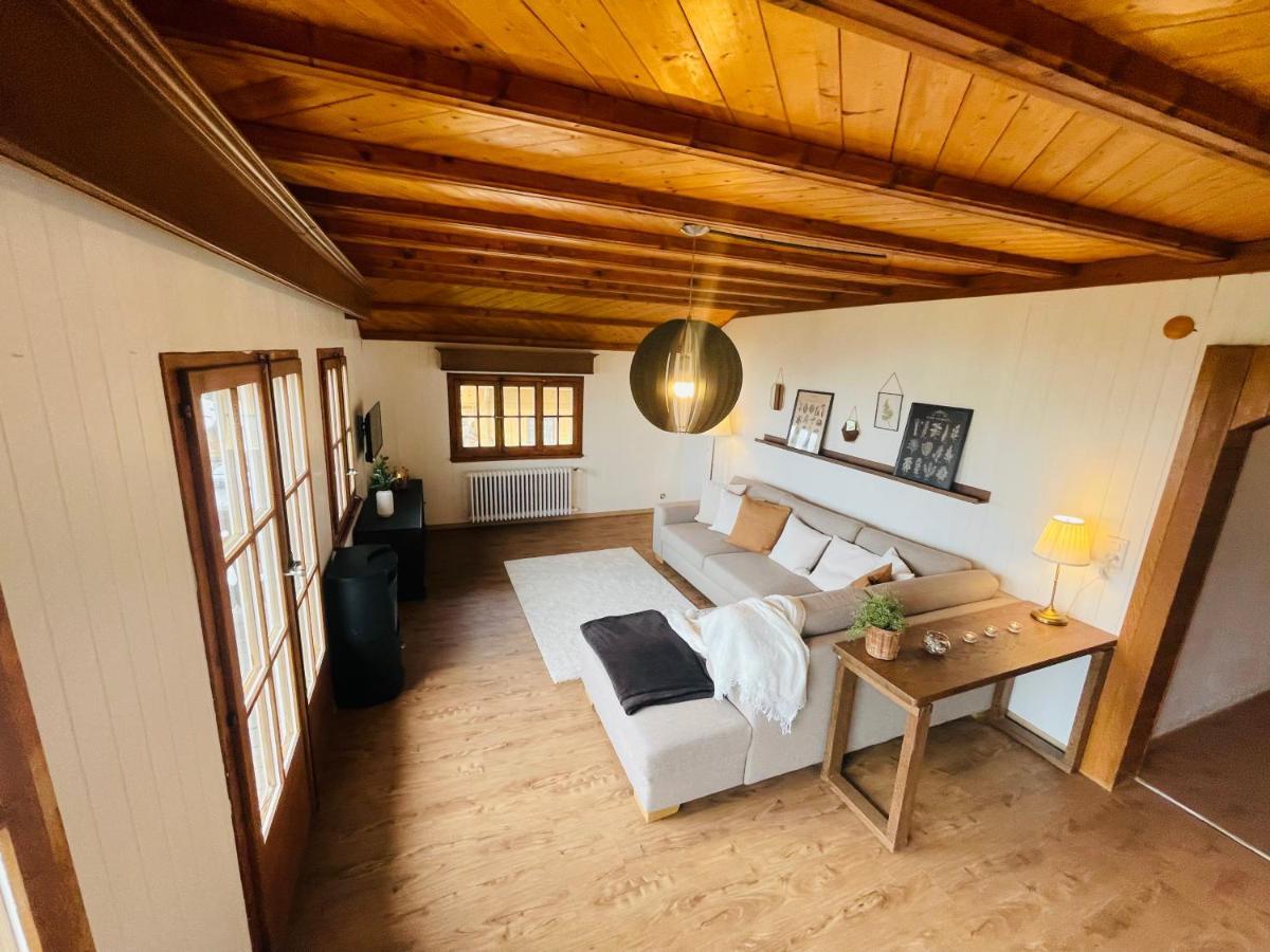 Chalet 4 Personnes Avec Sauna Leysin Exterior photo