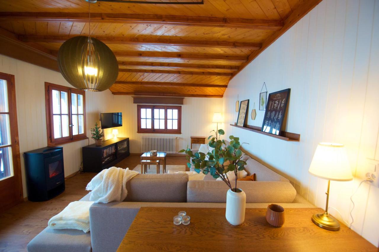 Chalet 4 Personnes Avec Sauna Leysin Exterior photo
