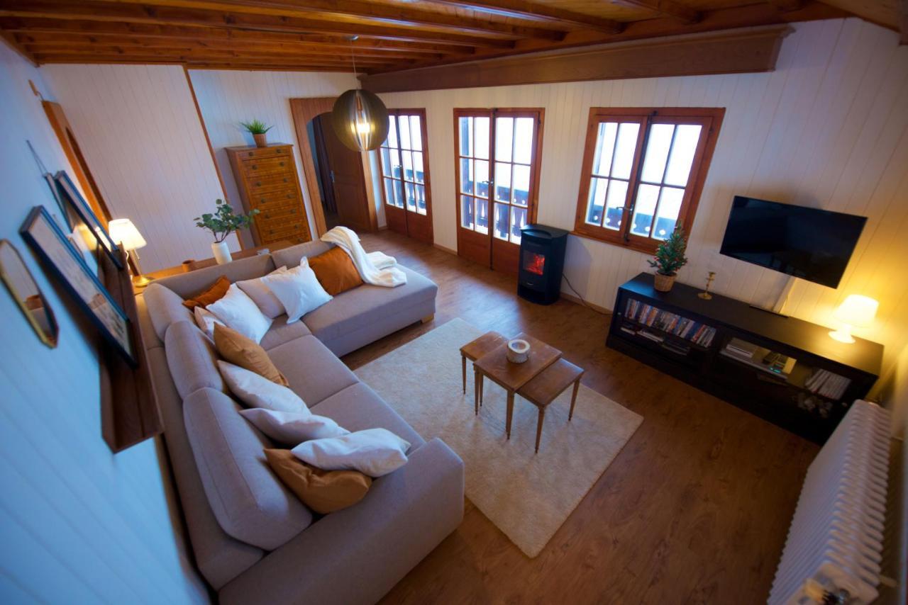 Chalet 4 Personnes Avec Sauna Leysin Exterior photo
